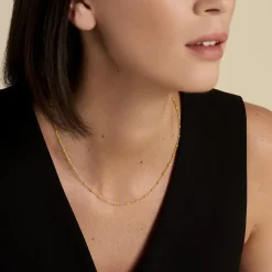 Collier Argent Dore Alize