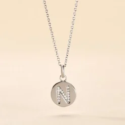 Collier Argent Eugenien Oxydes De Zirconium