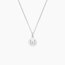 Collier Argent Eugenien Oxydes De Zirconium