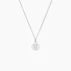 Collier Argent Eugenien Oxydes De Zirconium