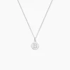 Collier Argent Eugenien Oxydes De Zirconium