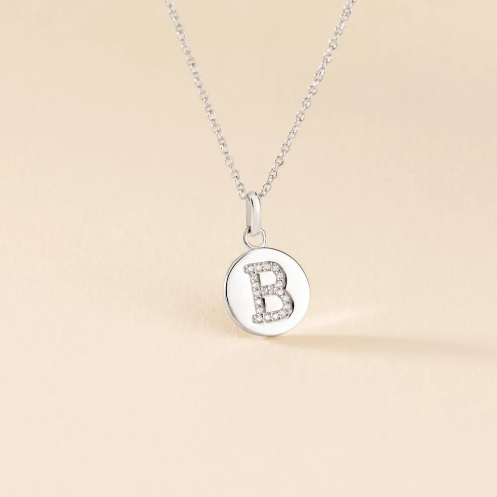 Collier Argent Eugenien Oxydes De Zirconium