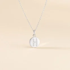 Collier Argent Eugenien Oxydes De Zirconium