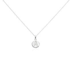 Collier Argent Eugenien Oxydes De Zirconium