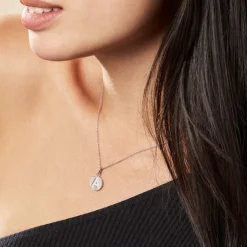 Collier Argent Eugenien Oxydes De Zirconium