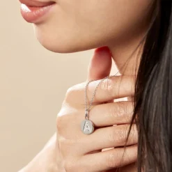 Collier Argent Eugenien Oxydes De Zirconium