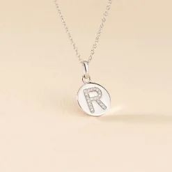 Collier Argent Eugenien Oxydes De Zirconium