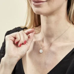 Collier Argent Eugenien Oxydes De Zirconium