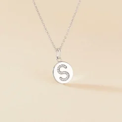 Collier Argent Eugenien Oxydes De Zirconium