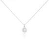 Collier Argent Eugenien Oxydes De Zirconium