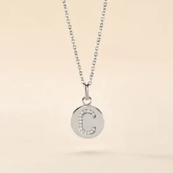 Collier Argent Eugenien Oxydes De Zirconium