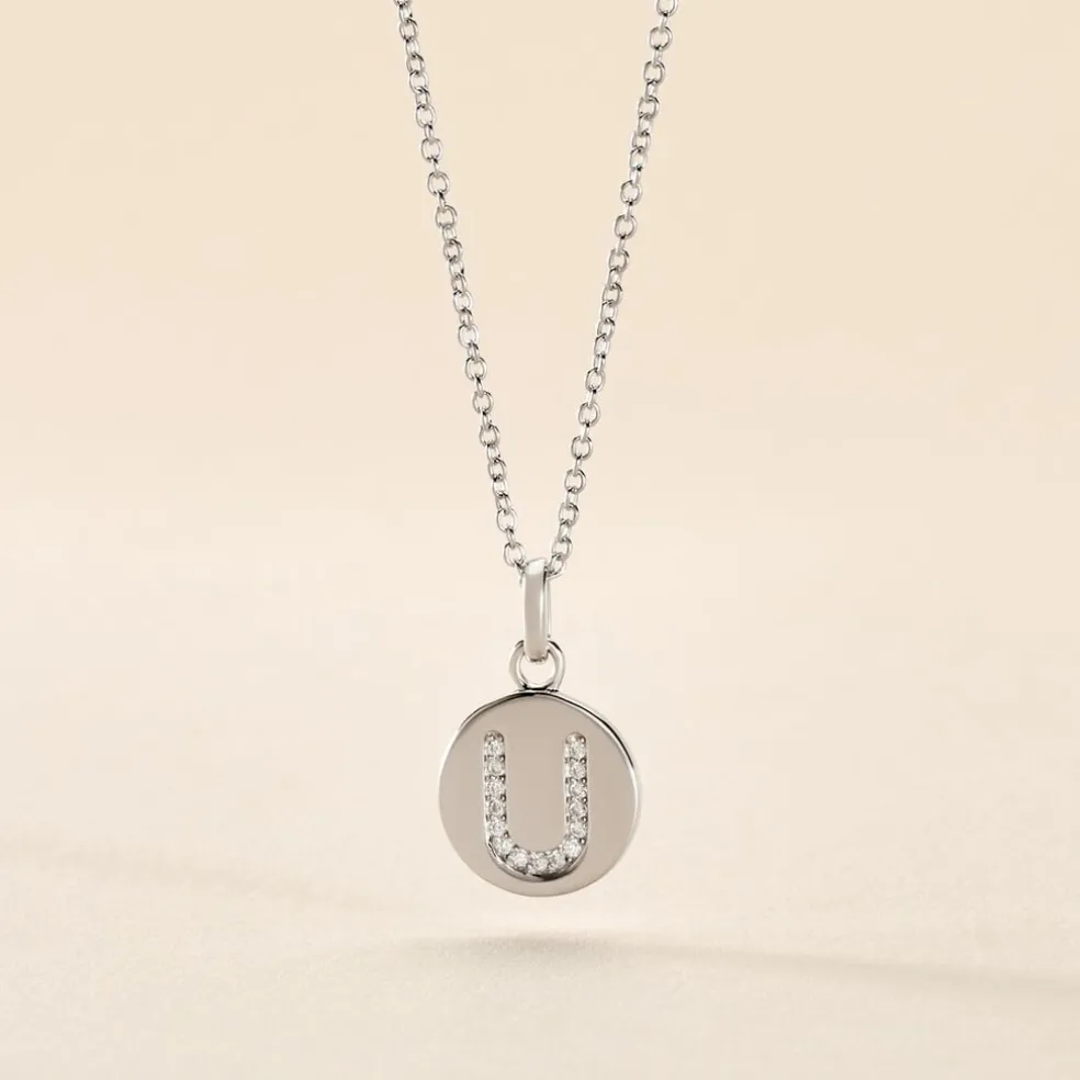 Collier Argent Eugenien Oxydes De Zirconium