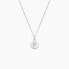 Collier Argent Eugenien Oxydes De Zirconium