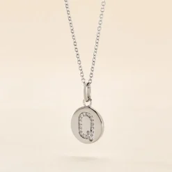 Collier Argent Eugenien Oxydes De Zirconium