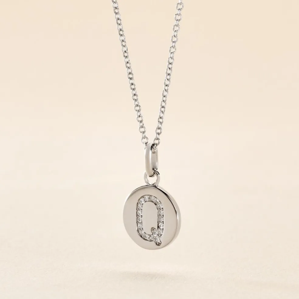 Collier Argent Eugenien Oxydes De Zirconium