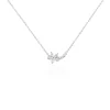 Collier Argent Florencio Oxydes De Zirconium