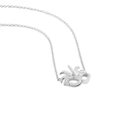 Collier Argent Gweltaz Oxydes De Zirconium