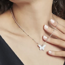 Collier Argent Lauree