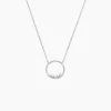 Collier Argent Leonerd Oxydes De Zirconium