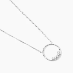 Collier Argent Leonerd Oxydes De Zirconium