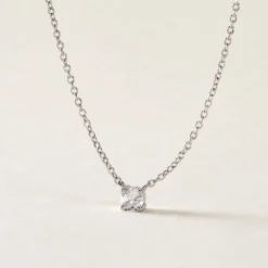 Collier Argent Lylwenn Oxydes De Zirconium