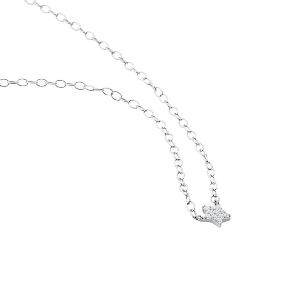 Collier Argent Magilos Oxydes De Zirconium