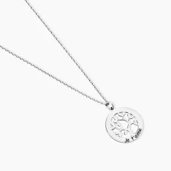 Collier Argent Prew Oxyde De Zirconium