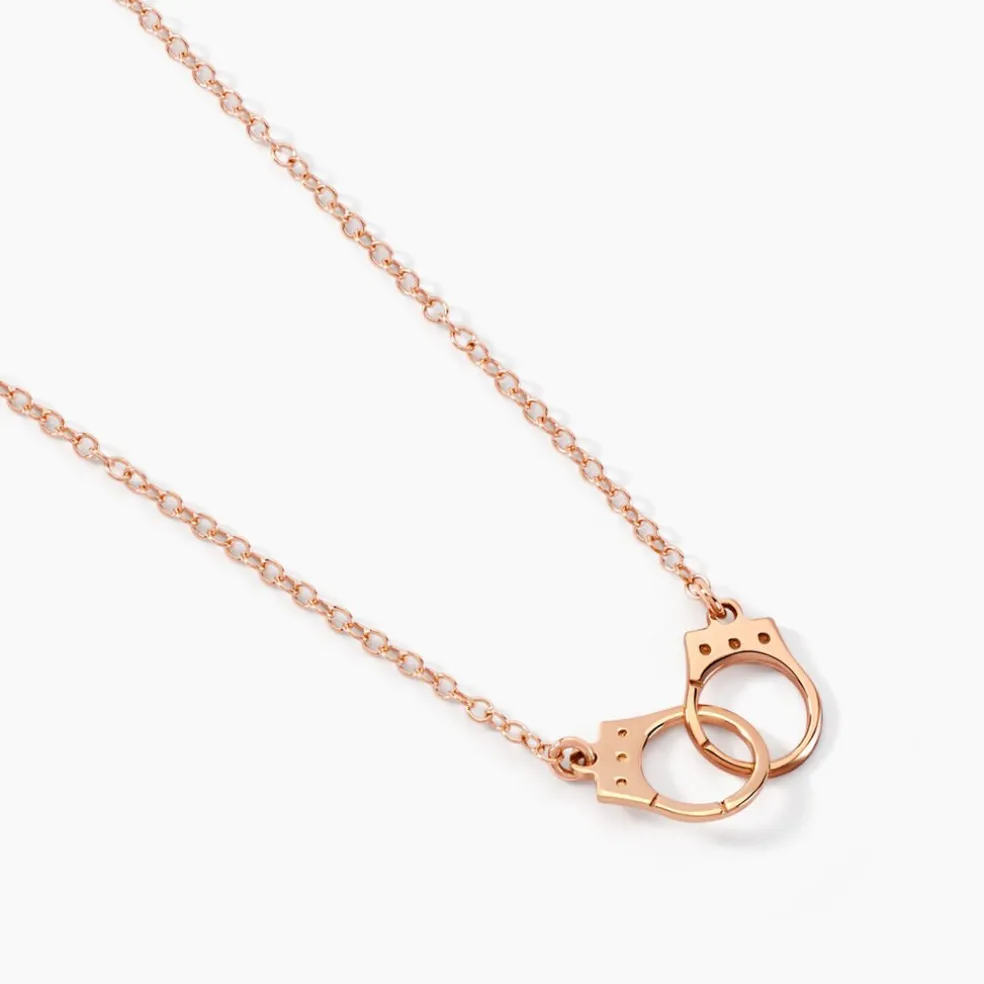 Collier Argent Rose Kim