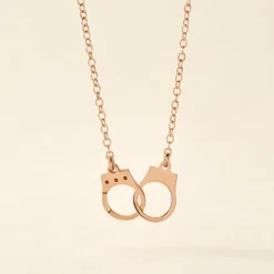 Collier Argent Rose Kim