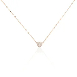 Collier Argent Rose Varinia Oxydes De Zirconium