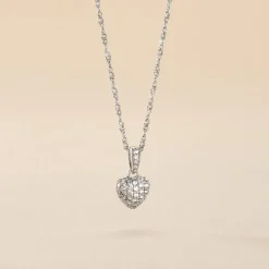 Collier Argent Sido Oxydes De Zirconium