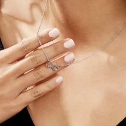 Collier Argent Solkem Glitter