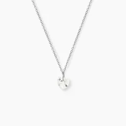 Collier Argent Sopher Oxyde De Zirconium