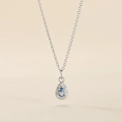 Collier Argent Tania Oxydes De Zirconium