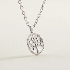 Collier Argent Urcisse Oxydes De Zirconium