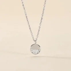 Collier Argent Viviano Oxydes De Zirconium