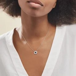 Collier Argent Winston Oxydes De Zirconium