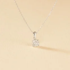 Collier Artemis Or Blanc Diamant