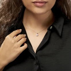 Collier Artemis Or Blanc Diamant