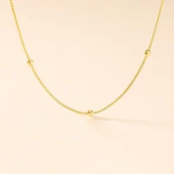 Collier Assiba Or Jaune