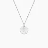 Collier Astr Argent Oxydes De Zirconium