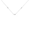 Collier Astria Argent Blanc