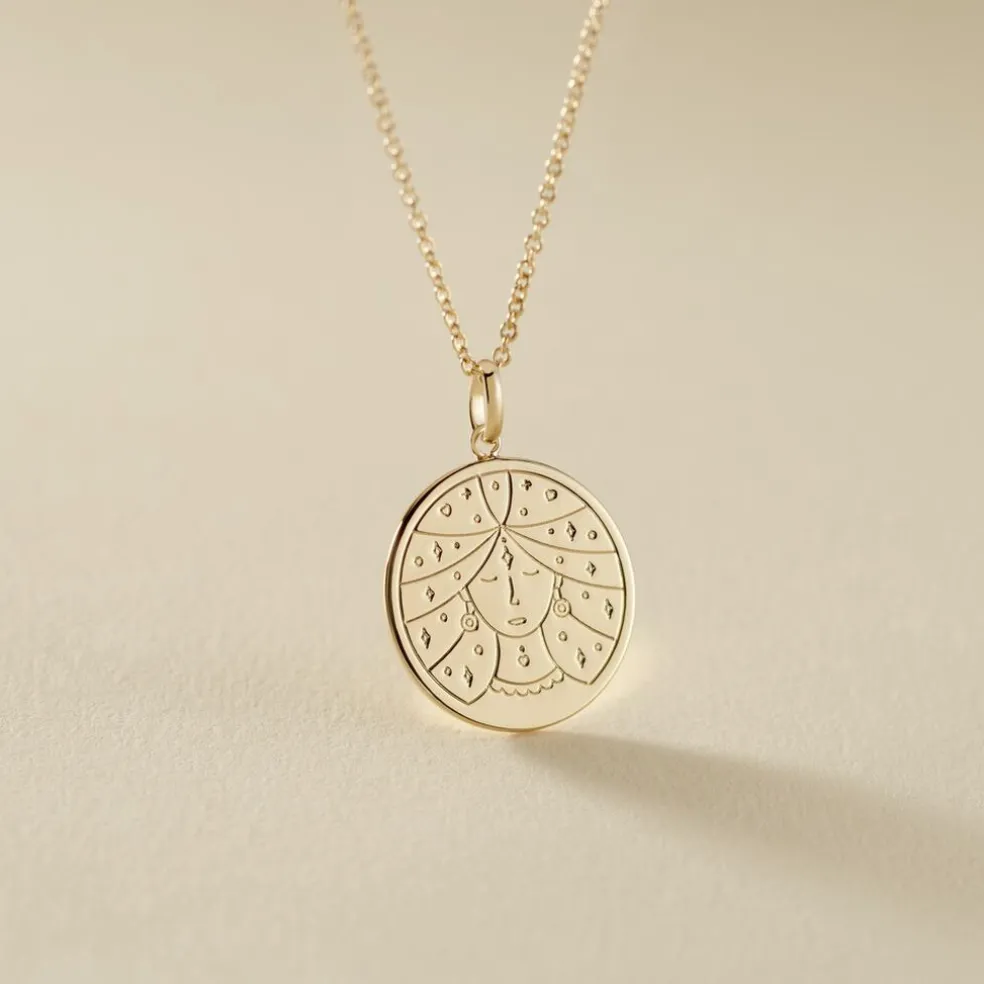 Collier Astro Plaqué Or