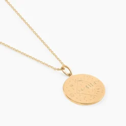 Collier Astro Plaqué Or