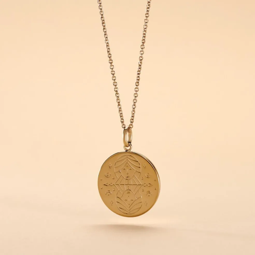 Collier Astro Plaqué Or