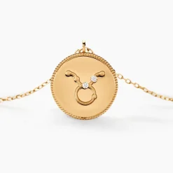 Collier Astrolae Or Jaune Diamant