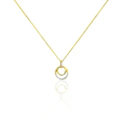 Collier Atlanta Or Jaune Diamant