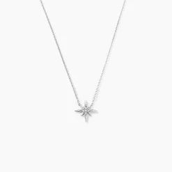 Collier Aveline Or Blanc Diamant