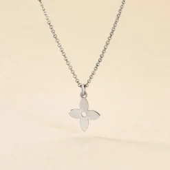 Collier Avra Argent Blanc