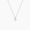 Collier Azenor Argent Blanc Oxyde De Zirconium